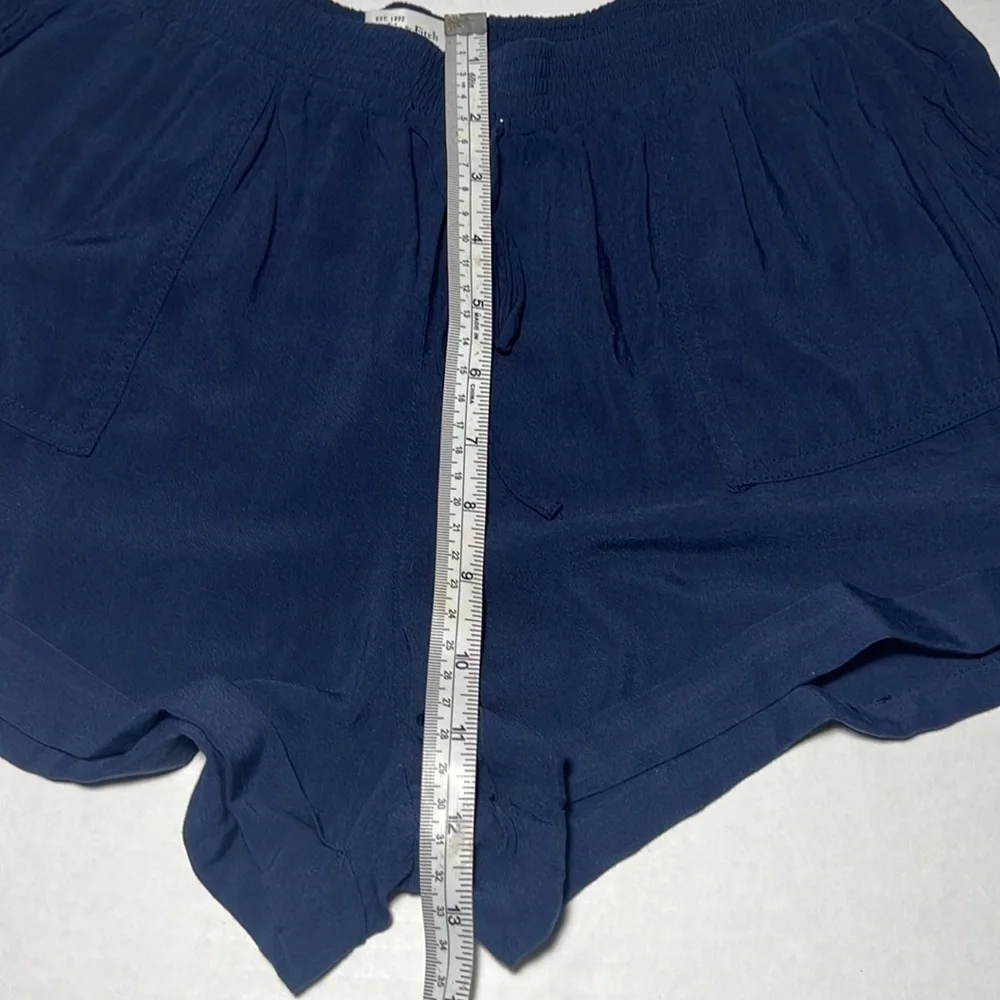 Abercrombie & Fitch Women's Shorts Lot Of 2 Drawstring Pull On Sz M Blue/Green - Picture 7 of 17